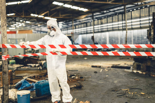 Professional Drug Lab Cleanup technician working in West Babylon, NY